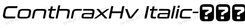 ConthraxHv Italic字体转换 ConthraxHv Italic字体转换